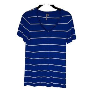 Banana Republic blue and white striped shirt women's‎ size XS